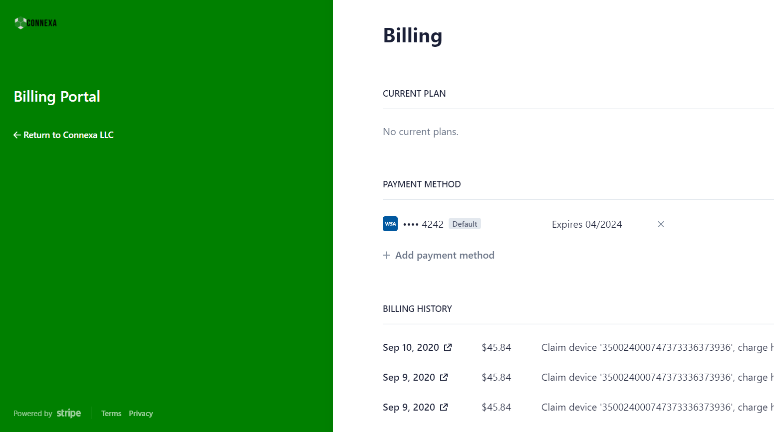 Profile Screenshot